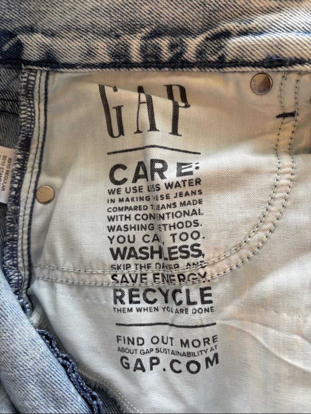 GAP Horseshoe High Rise Jeans - Picture 3 of 6